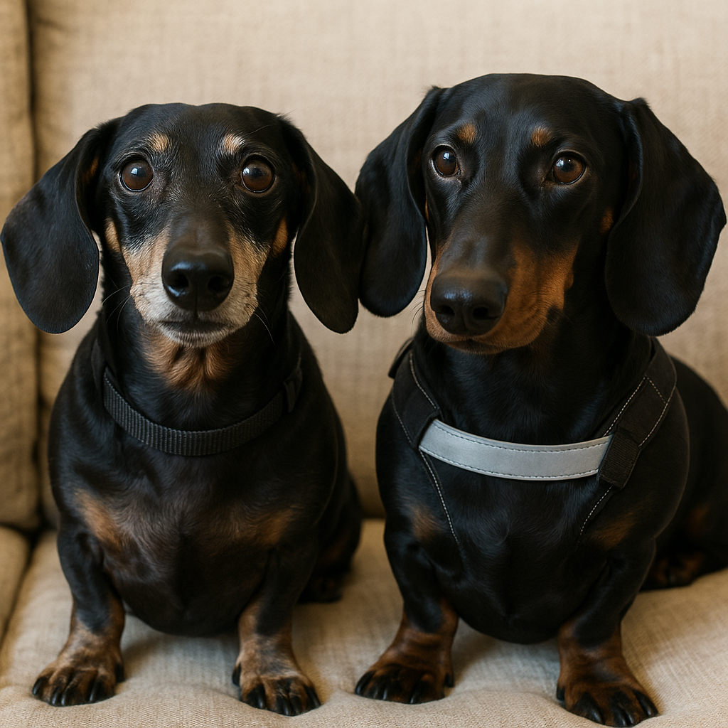 AI generated Marty and Woody together on a chair