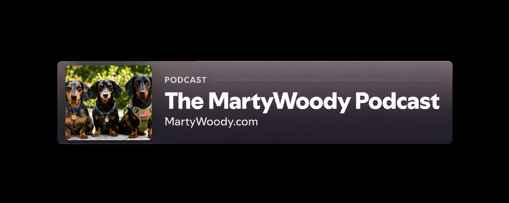 Listen to The MartyWoody Podcast on Spotify.